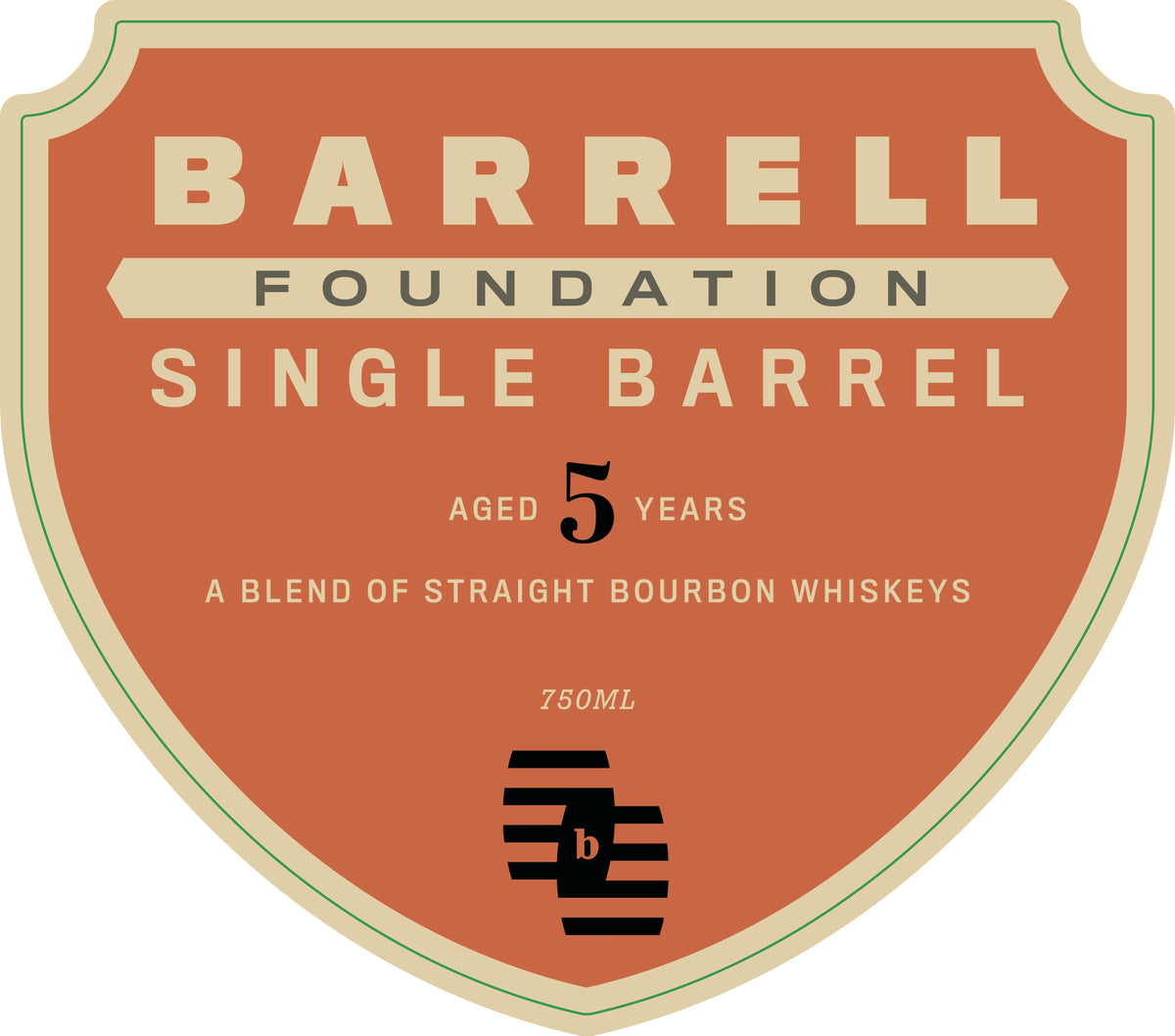 Barrell Craft Spirits 5 Year Old Single Barrel Foundation A Blend of Straight Bourbon Whiskey