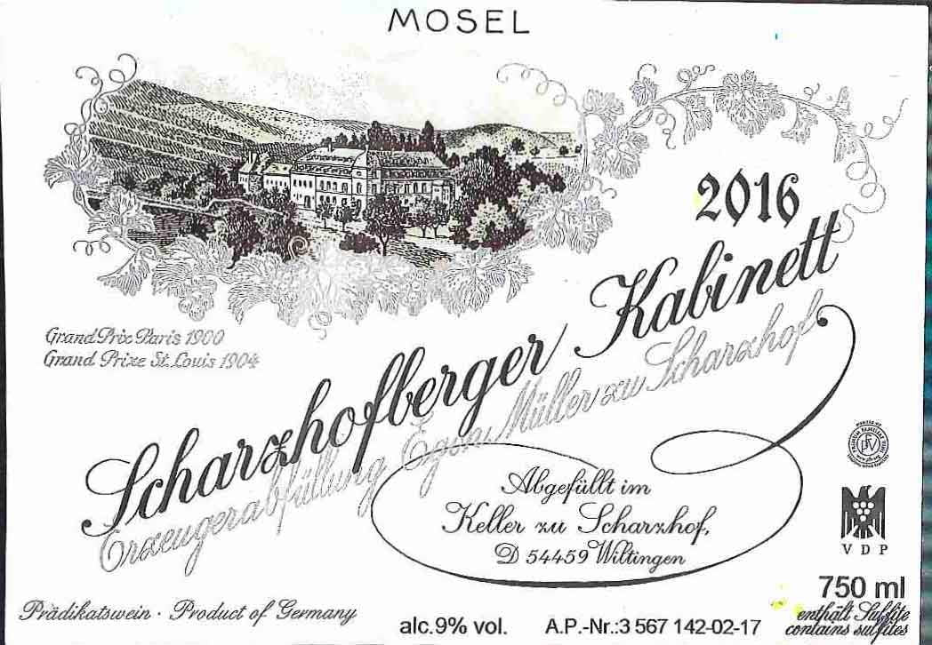 Egon Müller Scharzhofberger Riesling Kabinett