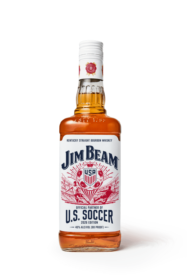 Jim Beam 2026 U.S. Soccer Colaboration Kentucky Straight Bourbon Whiskey (White Label)
