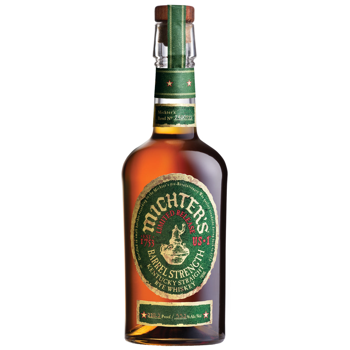 Michter's US*1 Single Barrel Barrel Strength Kentucky Straight Rye 110.8 Proof