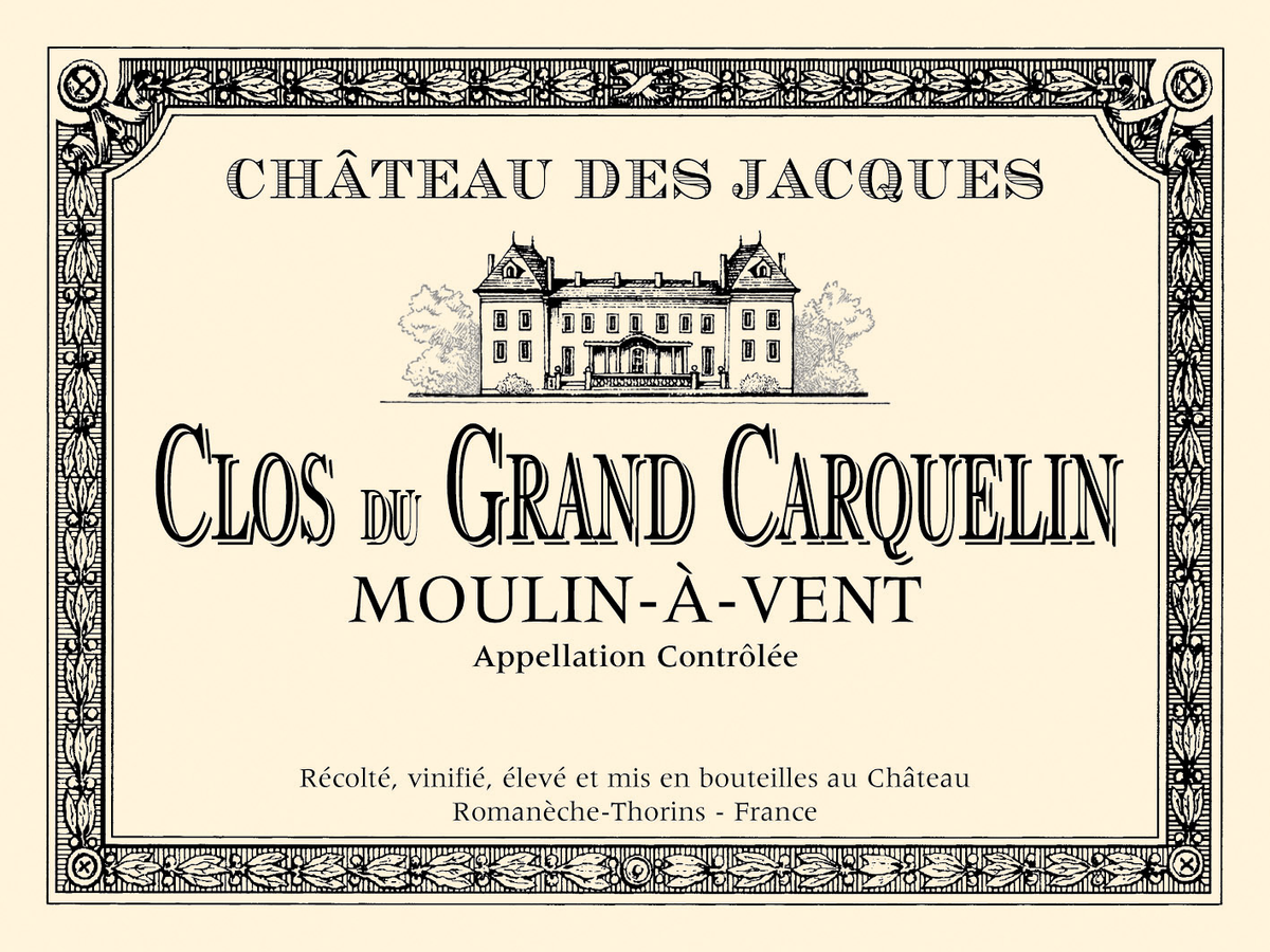 Château des Jacques Moulin-à-Vent Clos du Grand Carquelin
