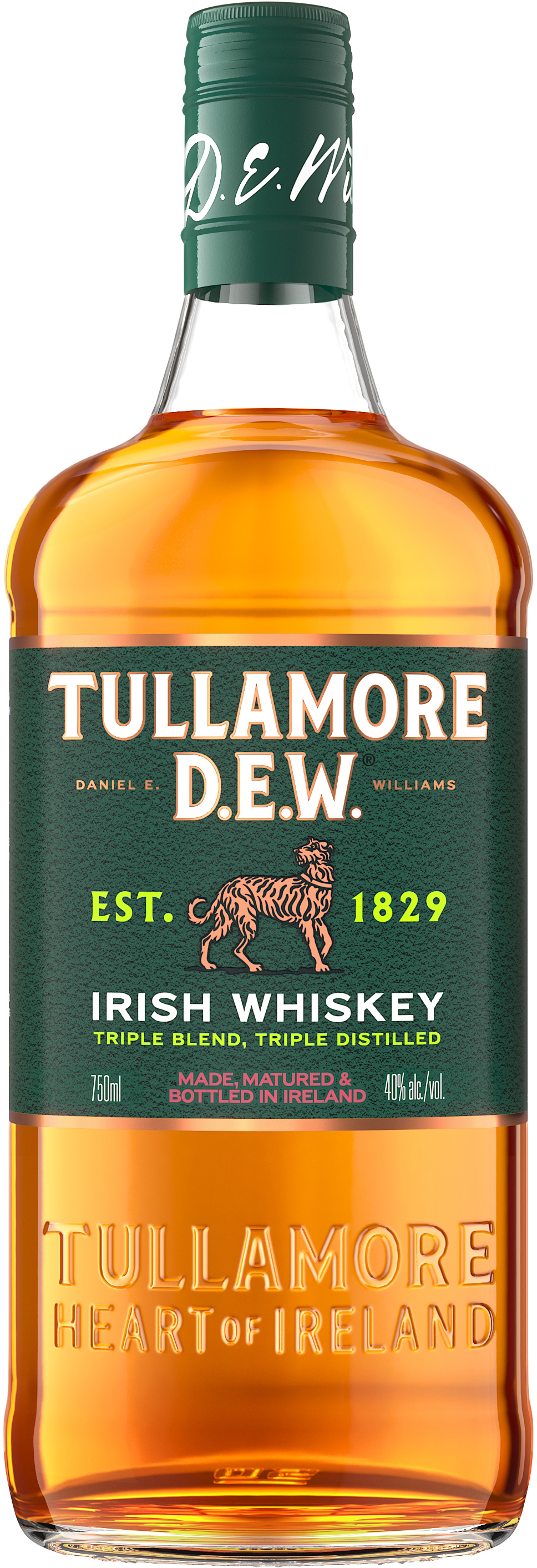 Tullamore D.E.W. Irish Whiskey (with Glassware)