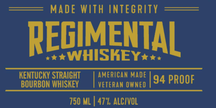 Regimental Kentucky Straight Bourbon Whiskey 94 Proof