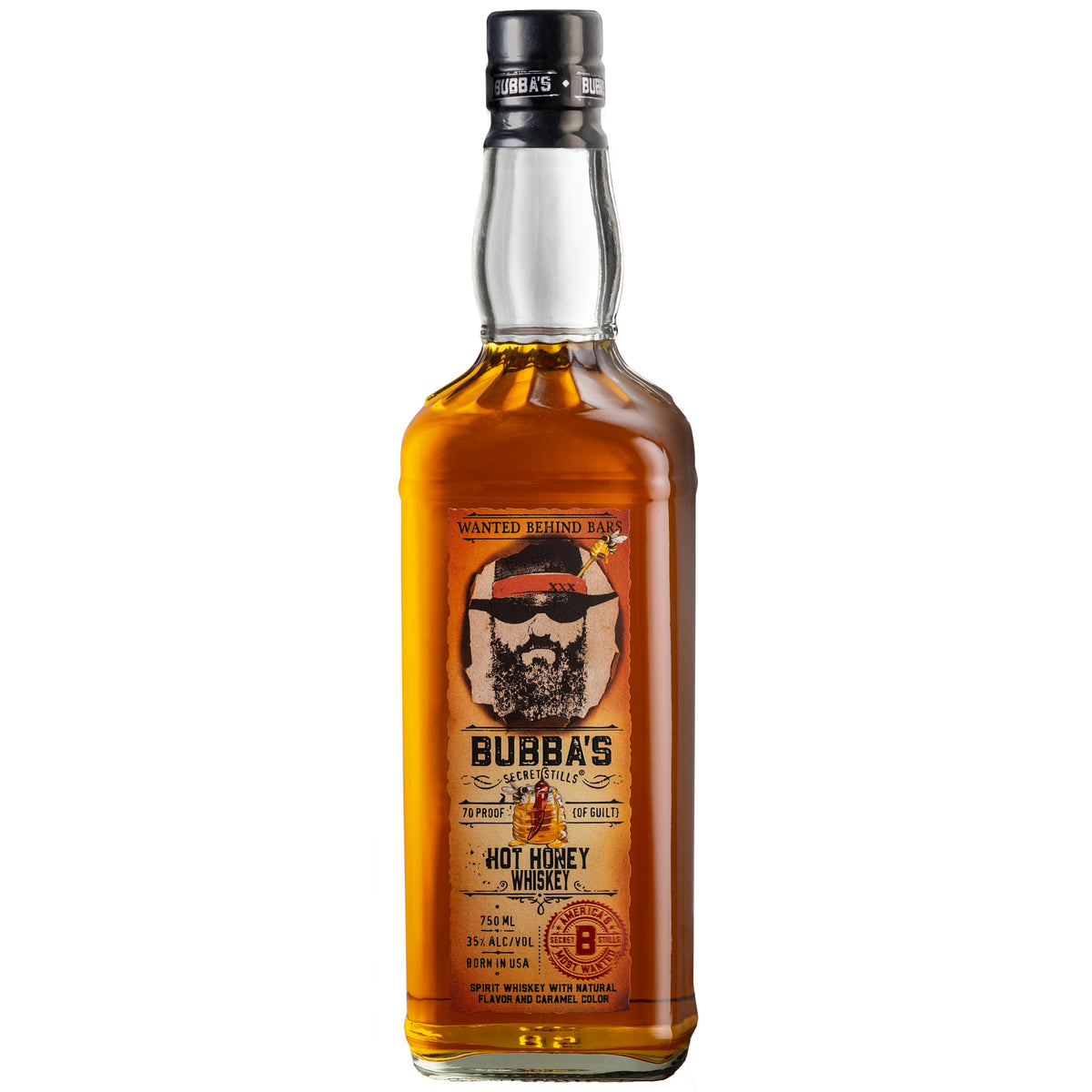 Bubba's Secret Secret Still Hot Honey Whiskey