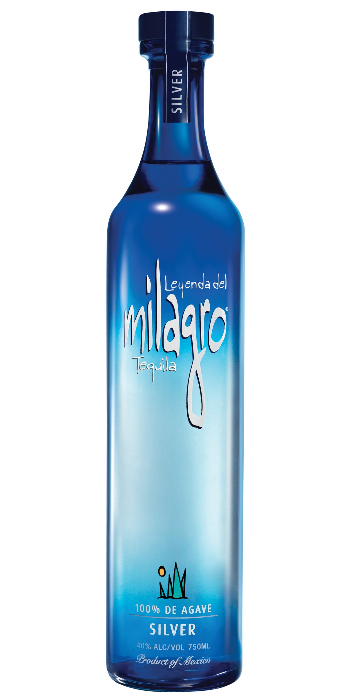 Milagro Silver Tequila 100% de Agave (with Glassware)