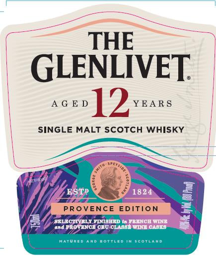 The Glenlivet 12 Years Old Provence Edition Single Malt Scotch Whisky