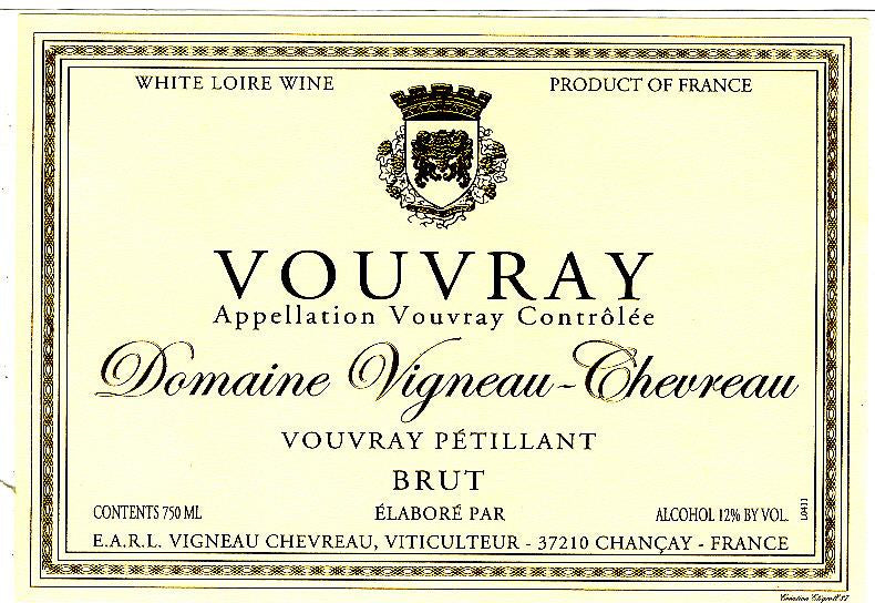 Domaine Vigneau-Chevreau Vouvray Pétillant Brut