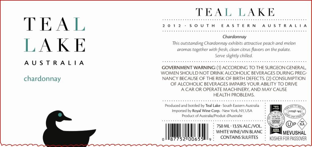 Teal Lake Chardonnay