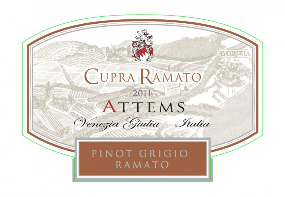 Attems Cupra Ramato Venezia Giulia Pinot Grigio Rosé