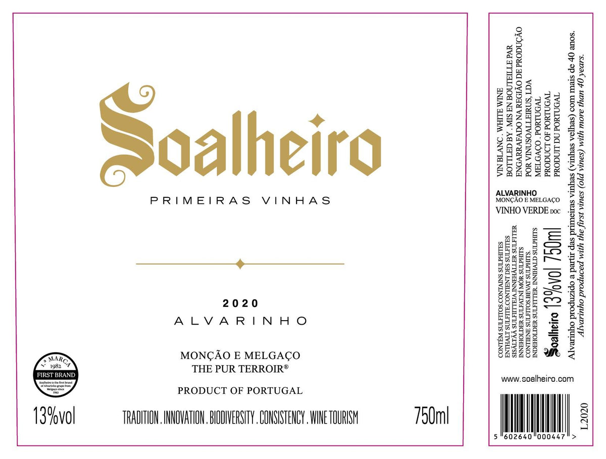 Quinta de Soalheiro Primeiras Vinhas Alvarinho