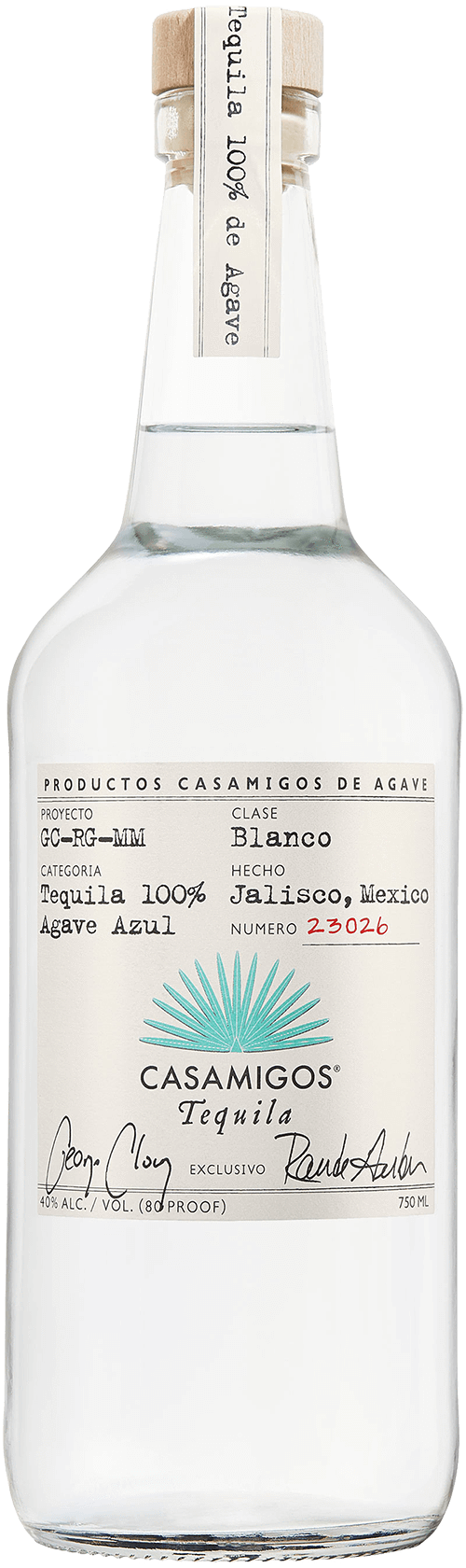 Casamigos Blanco Tequila 100% De Agave Azul (with Flask)