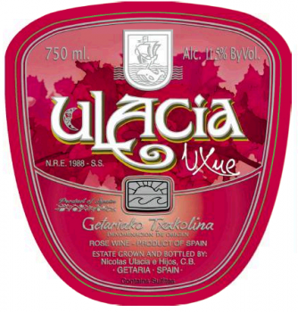 Ulacia Uxue Txakoli de Getaria Rosé