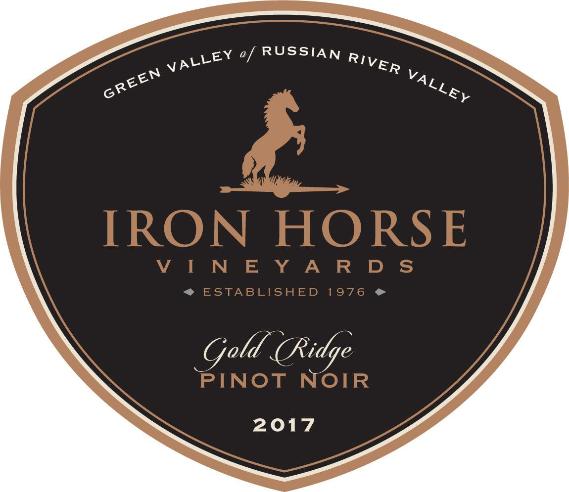 Iron Horse Vineyards Pinot Noir Gold Ridge Green Valley of Russian River Valley