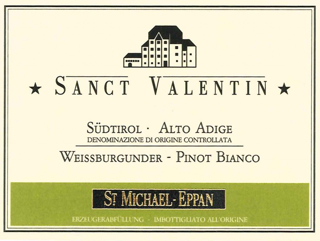 St. Michael-Eppan Sanct Valentin Pinot Bianco