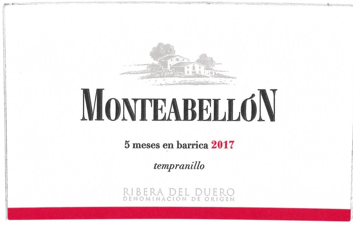Bodegas y Vinedos Monteabellon Ribera del Duero Tempranillo 5 Meses en Barrica
