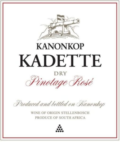 Kanonkop Kadette Pinotage Dry Rosé Stellenbosch