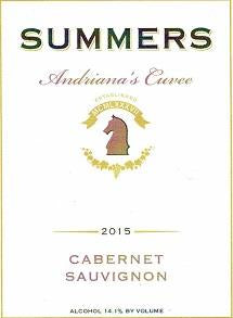 Summers Andriana's Cuvée Cabernet Sauvignon