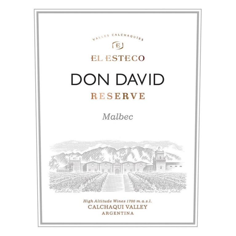 El Esteco Don David Reserve Malbec