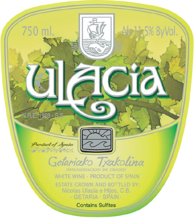 Ulacia Txakoli de Getaria Bianco
