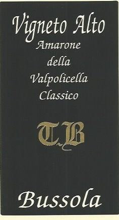 Tommaso Bussola Amarone della Valpolicella Classico Vigneto Alto TB