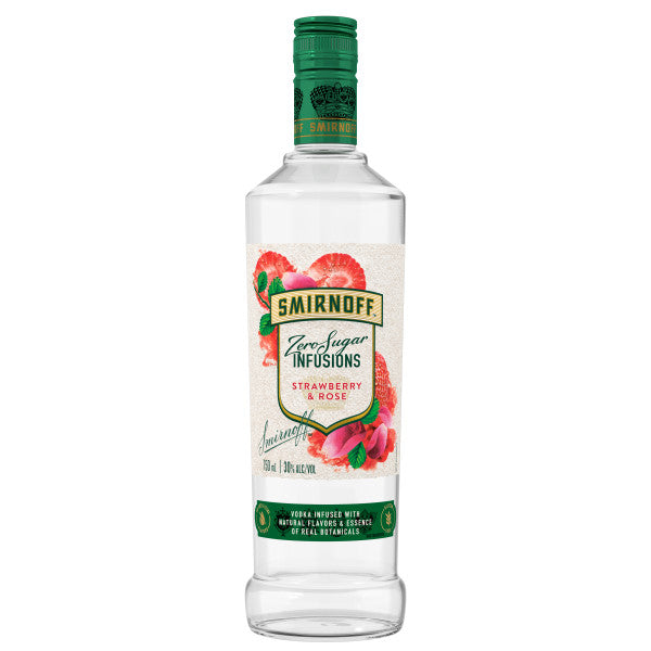 Smirnoff Zero Sugar Infusion Strawberry & Rosé
