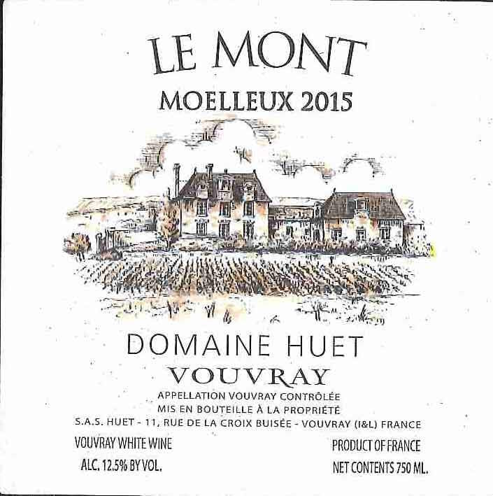 Domaine Huet Vouvray Le Mont Moelleux