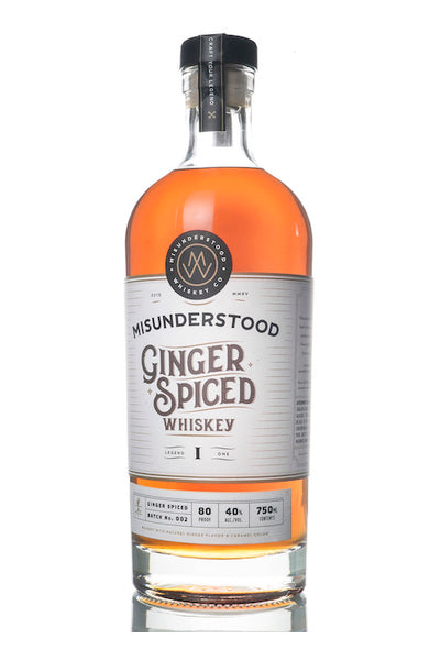 MISUNDERSTOOD GINGER SPICED WHISKEY 750ML