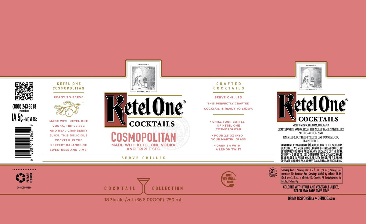 Ketel One Cocktails Cosmopolitan