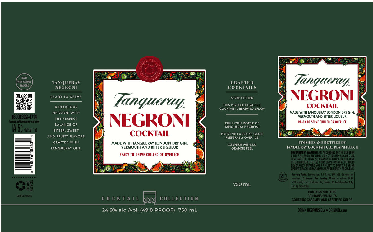 Tanqueray Cocktail Collection Negroni