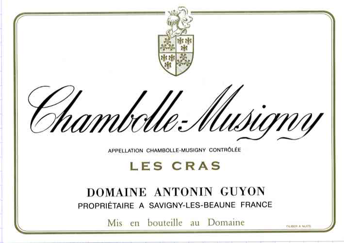 Domaine Antonin Guyon Chambolle-Musigny Les Cras