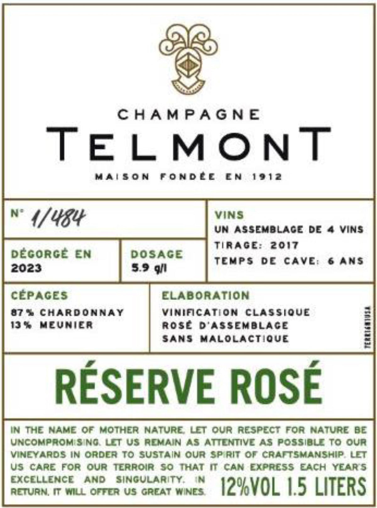 Telmont Reserve Rosé