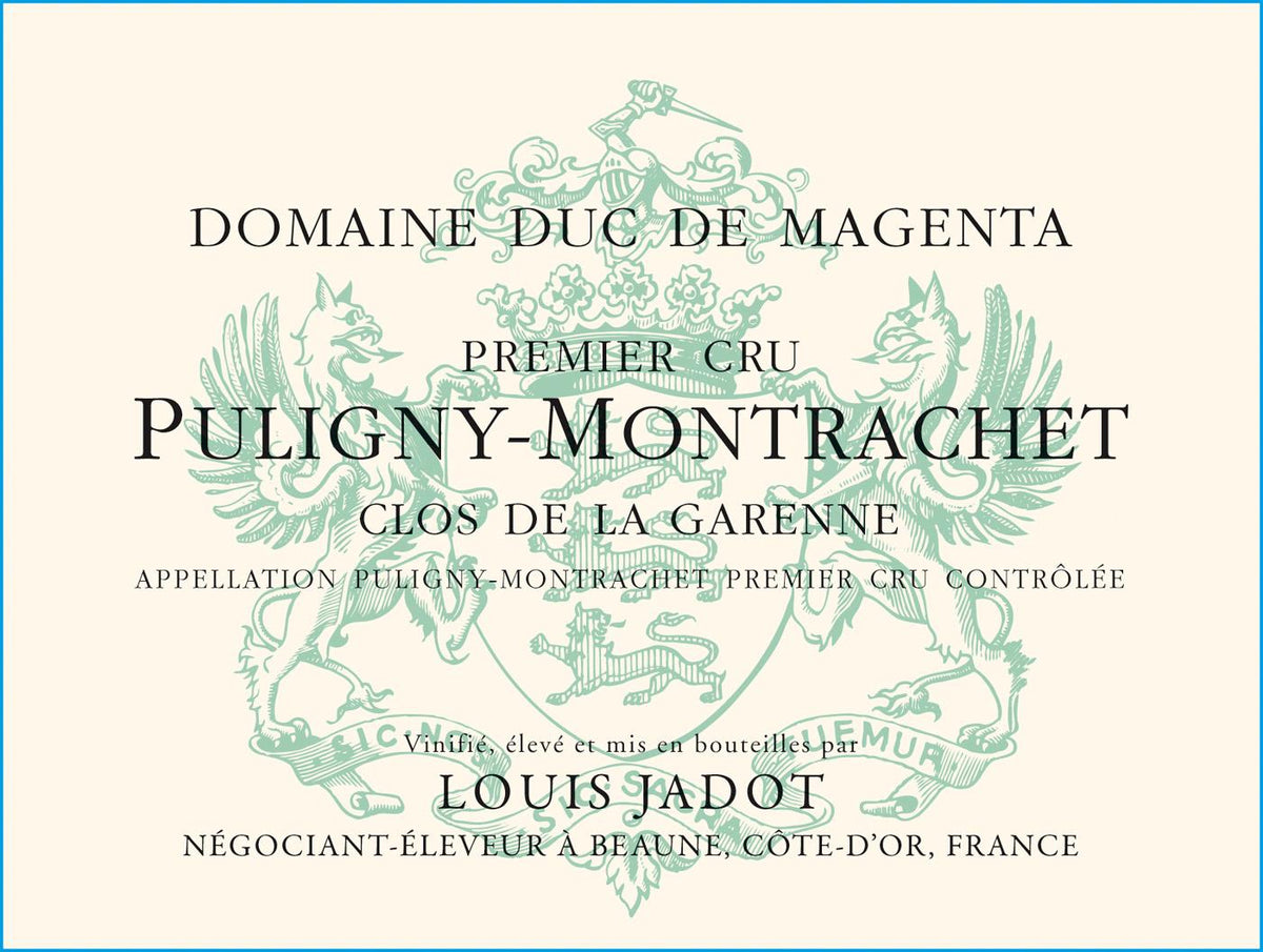 Louis Jadot Domaine Duc de Magenta Puligny-Montrachet 1er Cru Clos de la Garenne