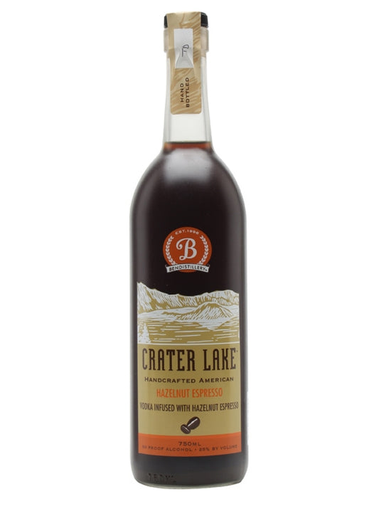 CRATER LAKE HAZELNET ESPRESSO VODKA 750ML