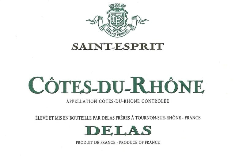 Delas Frères Côtes du Rhône Saint-Esprit Blanc