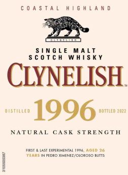 Clynelish 26 Years Old 1996 Prima & Ultima Natural Cask Strength Single Malt Scotch Whiskey 104 Proof