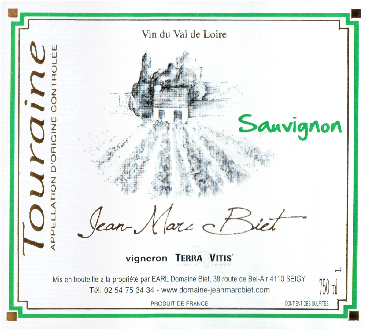 Jean-Marc Biet Touraine Sauvignon
