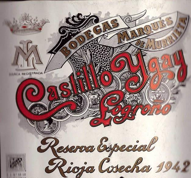 Marqués de Murrieta Rioja Castillo Ygay Gran Reserva Especial