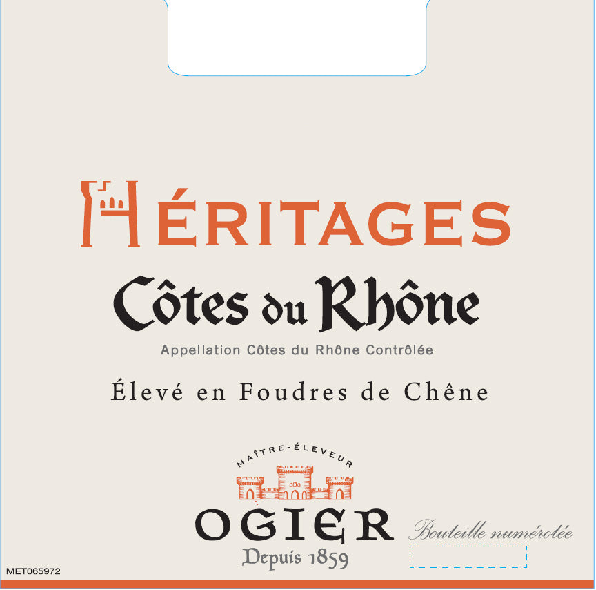 Heritages Winery Côtes du Rhône Rouge