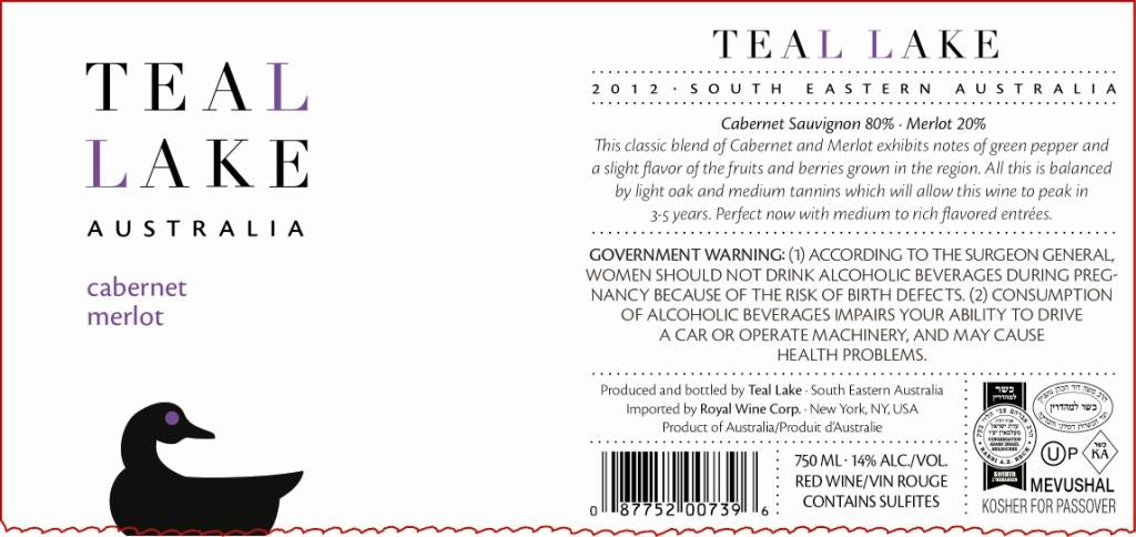 Teal Lake Cabernet Sauvignon Merlot