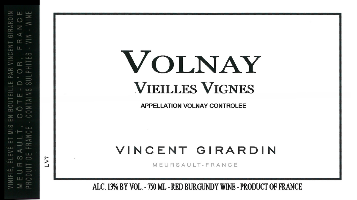 Maison Vincent Girardin Volnay Vieilles Vignes