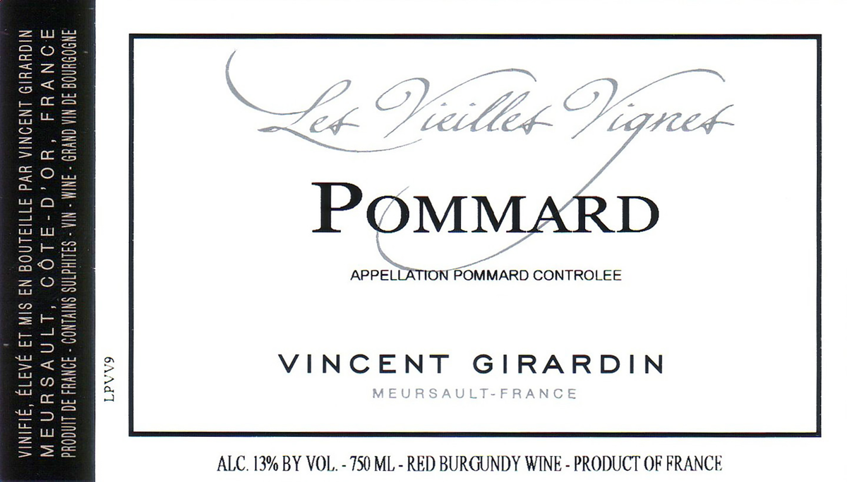 Maison Vincent Girardin Pommard Les Vieilles Vignes