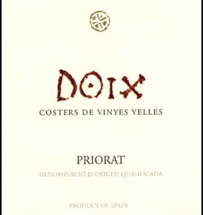 Celler Mas Doix Costers de Vinyes Velles
