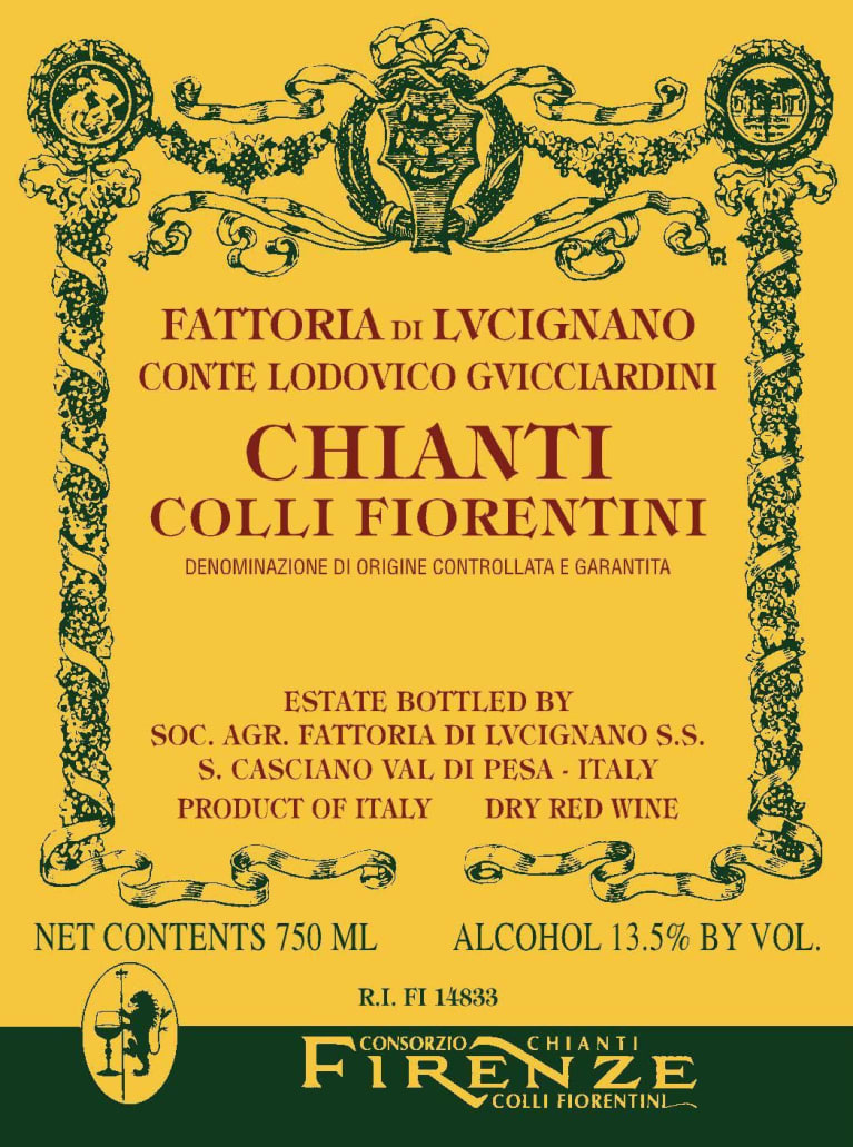 Lucignano Chianti Colli Fiorentini Dry Red Wine