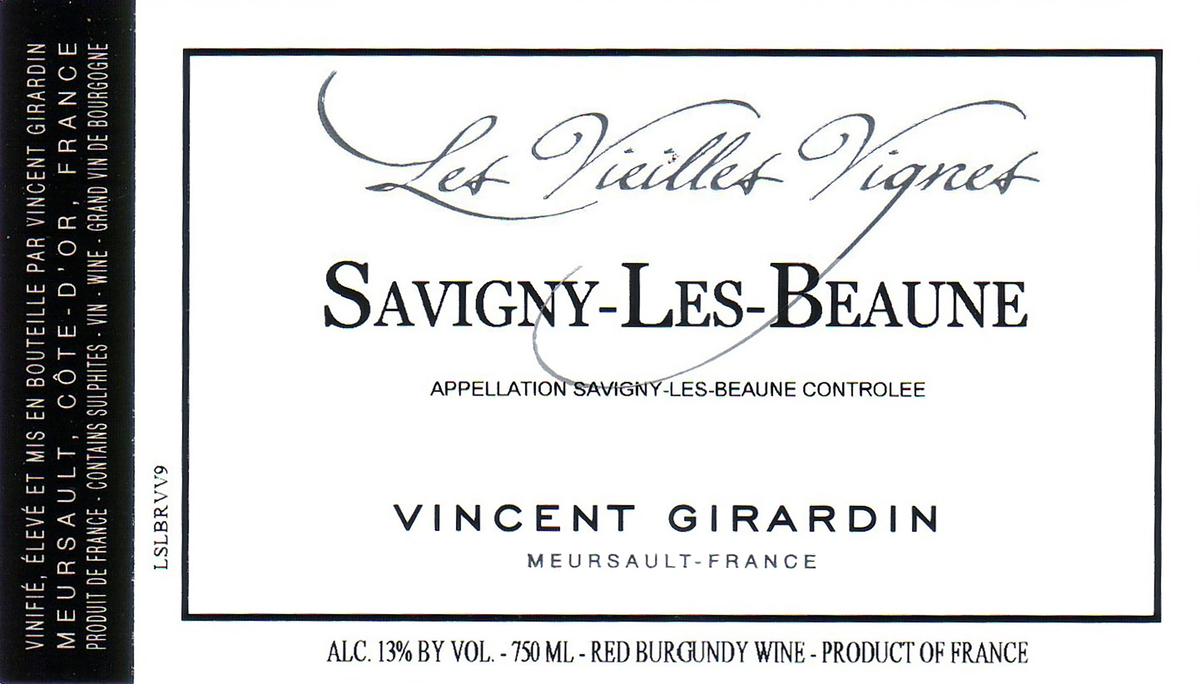 Maison Vincent Girardin Savigny-lès-Beaune Les Vieilles Vignes Rouge