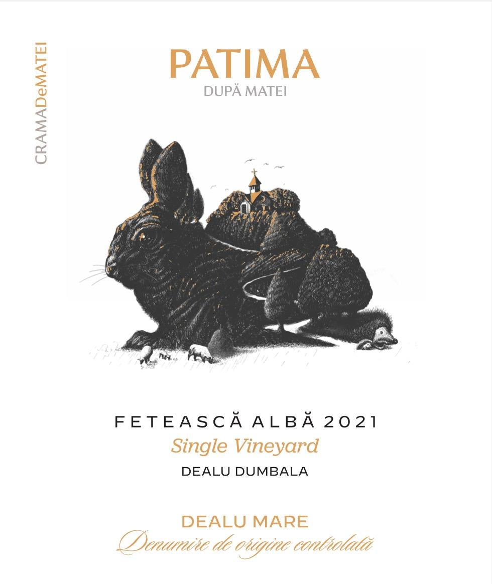 Crama De Matei Dealu Mare Feteasca Alba Patima Single Vineyard