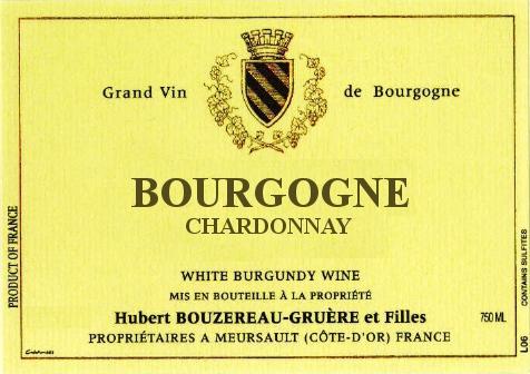Domaine Hubert Bouzereau-Gruere & Filles Bourgogne Chardonnay