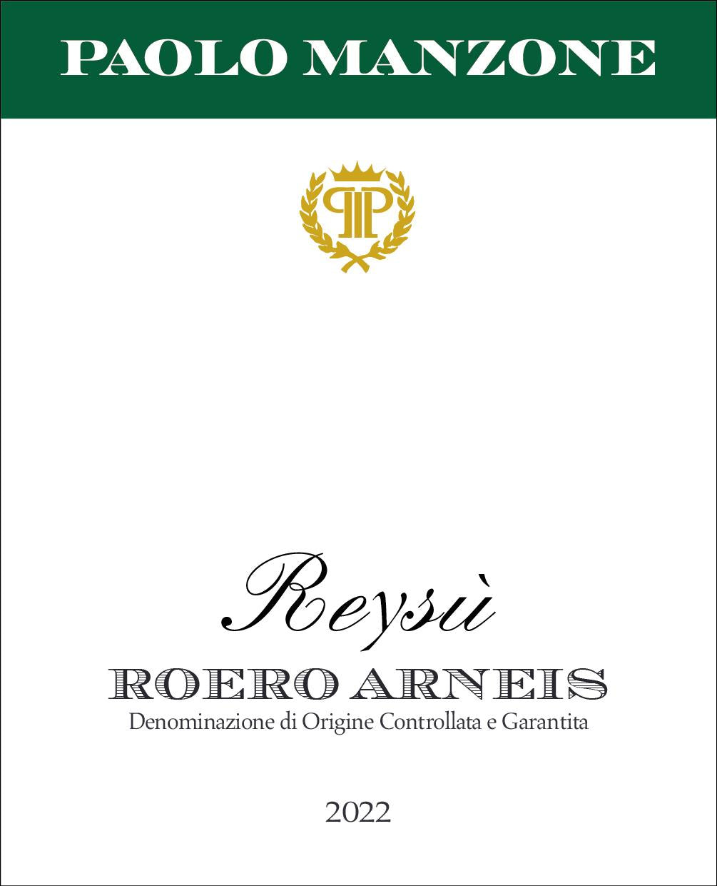 Paolo Manzone Roero Arneis Reysù