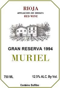 Bodegas Muriel Rioja Gran Reserva