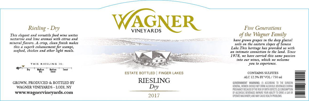 Wagner Vineyards Finger Lakes Riesling