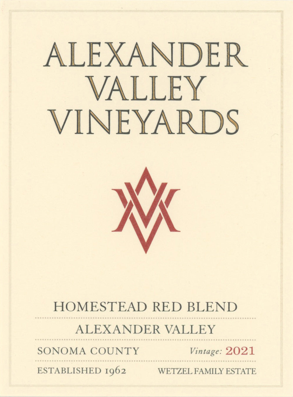 Alexander Valley Vineyards Homestead Red Blend